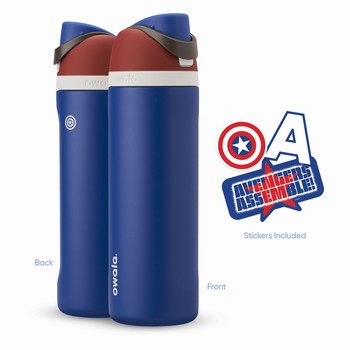 Owala 24oz Marvel Water Bottles Blue Canada | ZMAIR-6271